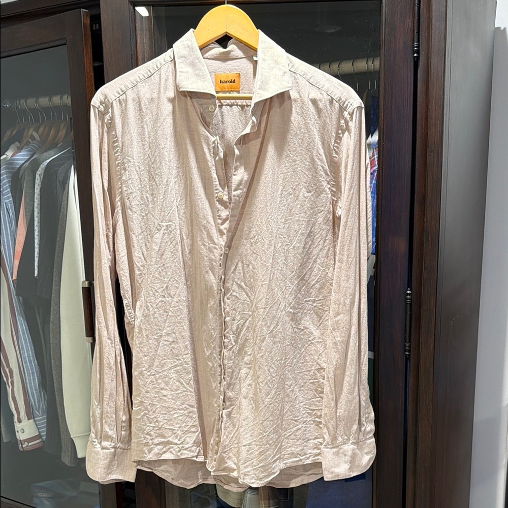 Beige Men's Shirt